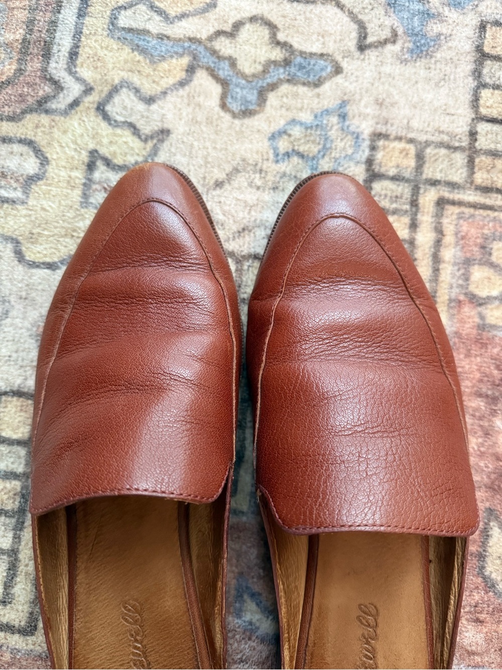 Madewell The Frances Loafer Mule Brown Leather Shoe Women’s 9 - Picture 4 of 10